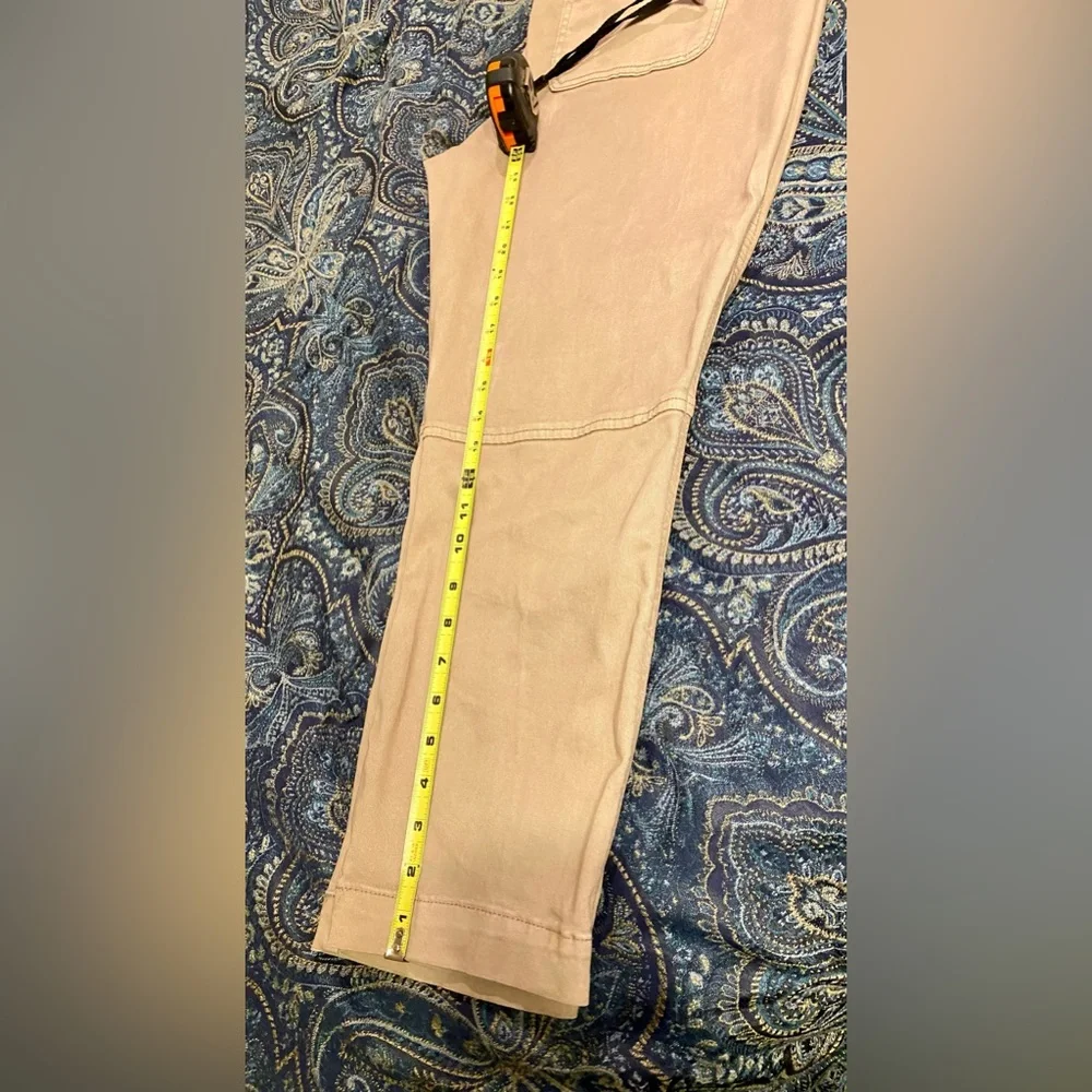 White House Black Market, mid-rise khaki pants. Size 14S - Picture 7 of 8